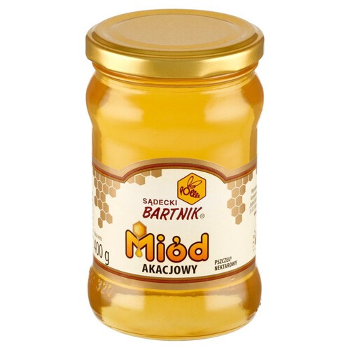 Miód pszczeli akacjowy nektarowy Sądecki Bartnik 400 g