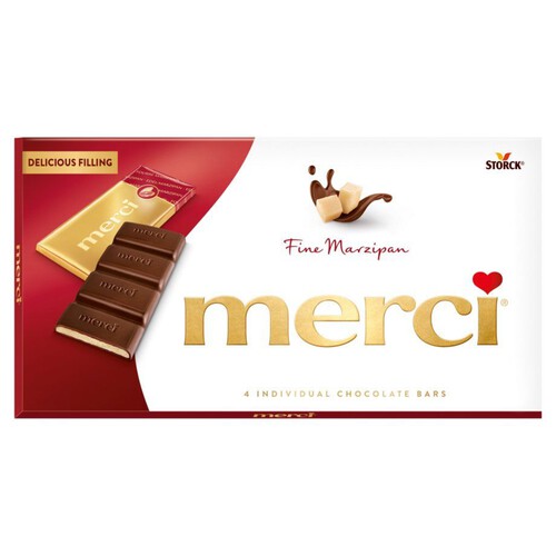 Czekolada z nadzieniem marcepanowym Merci 112 g