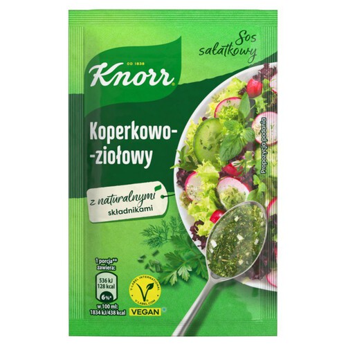 Sos sałatkowy koperkowo-ziołowy Knorr 9 g