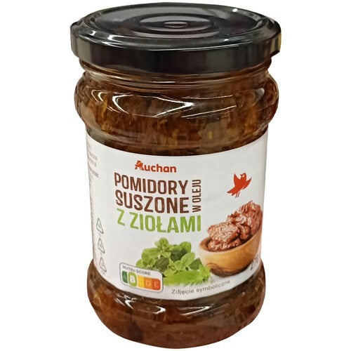 Pomidory suszone z ziołami Auchan 270 g