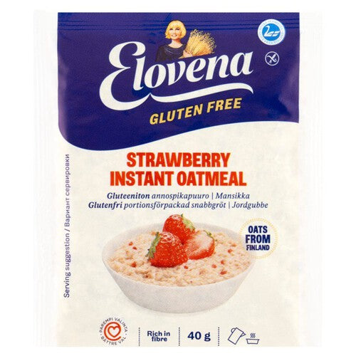Owsianka błyskawiczna z truskawkami bez glutenu Elovena 40 g