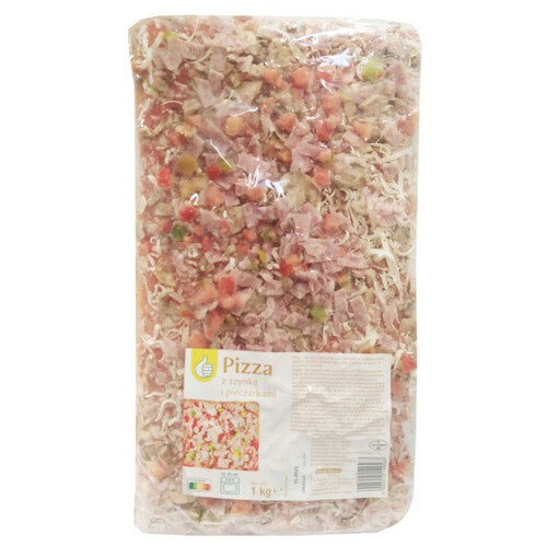 Pizza z szynką i pieczarkami Auchan 1 kg