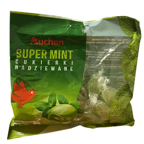 Cukierki nadziewane miętowe Auchan 90 g
