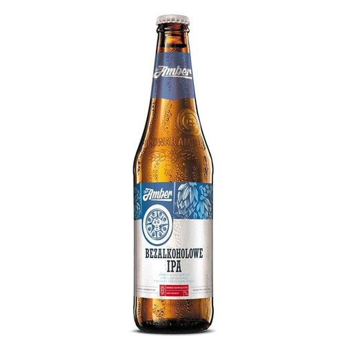 Piwo IPA bezalkoholowe alk.0.5% obj. Browar Amber 500 ml