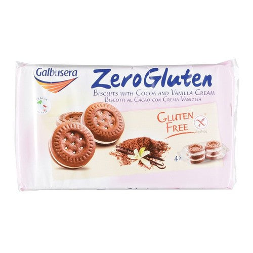 Markizy kakaowe bezglutenowe z kremem waniliowym  Galbusera 160 g