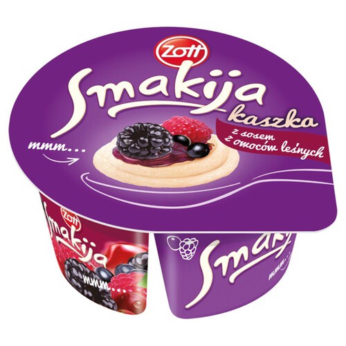 Kaszka z sosem owocowym mix smaków Smakija 130 g