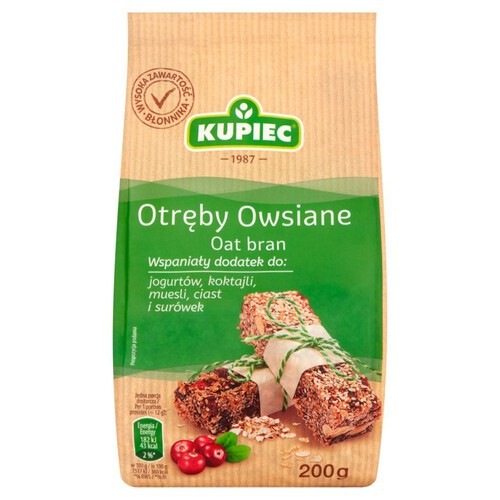 Otręby owsiane Kupiec 200 g