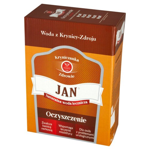 Woda lecznicza Jan Oczyszczenie Kryniczanka Zdrowie 3 l