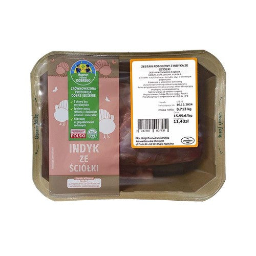 Zestaw rosołowy z indyka ze ściółki Pewni Dobrego na wagę ok 560 g