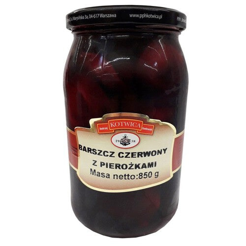Barszcz czerwony z pierożkami Kotwica 850 g