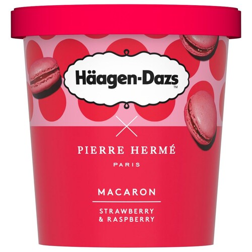 Lody Macaron truskawka Häagen-Dazs 420 ml