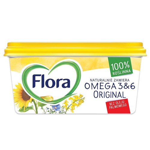 Tłuszcz roślinny do smarowania 45% Flora 400 g