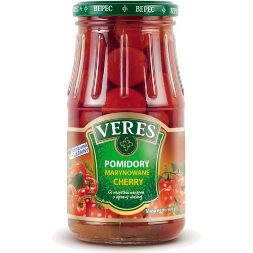 Pomidory marynowane cherry  Veres 500 g