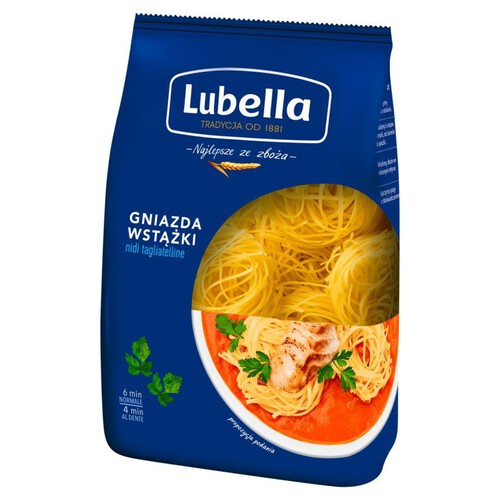 Makaron Gniazda wstążki nr 50 Lubella 400 g