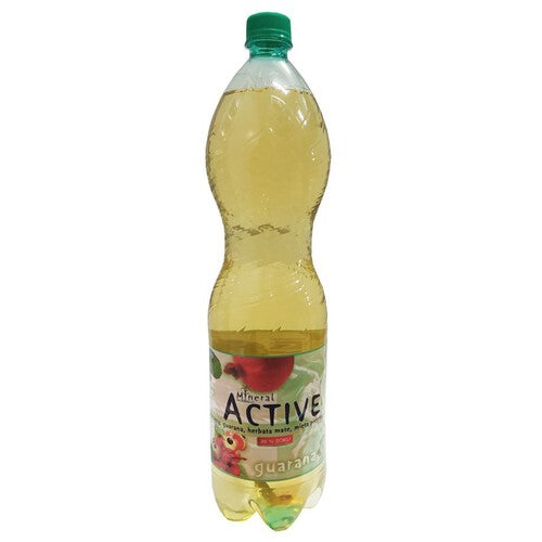 Active woda z guaraną yerba mate i miętą pieprzową Mineral Zdrój 1,5 l