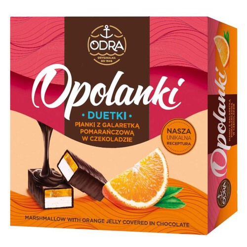 Opolanki Duetki Pianki z galaretką pomarańczową ODra 400 g