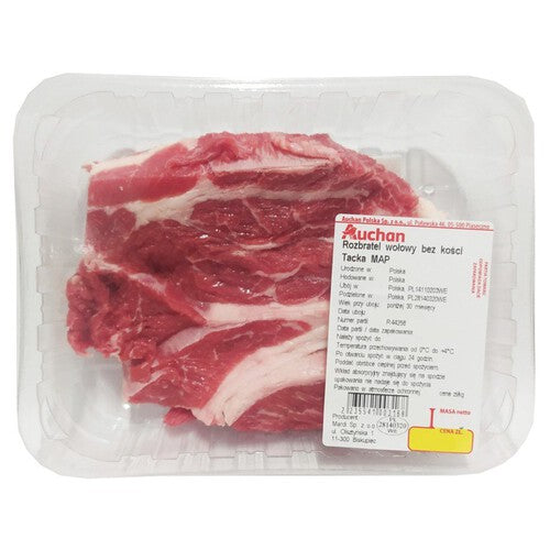 Rozbratel wołowy bez kości  Auchan na wagę ok. 500 g