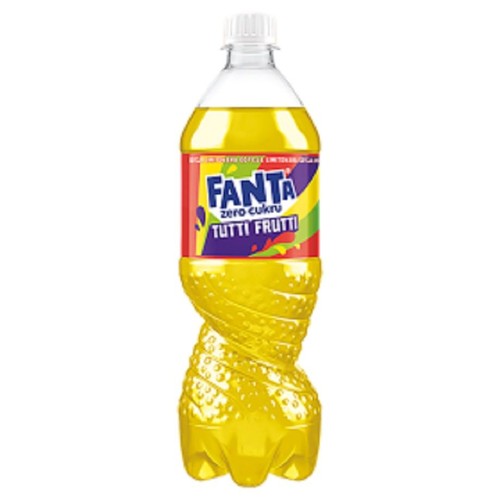 Napój gazowany Zero cukru Tutti Frutti  o smaku owocowym  Fanta 850 ml