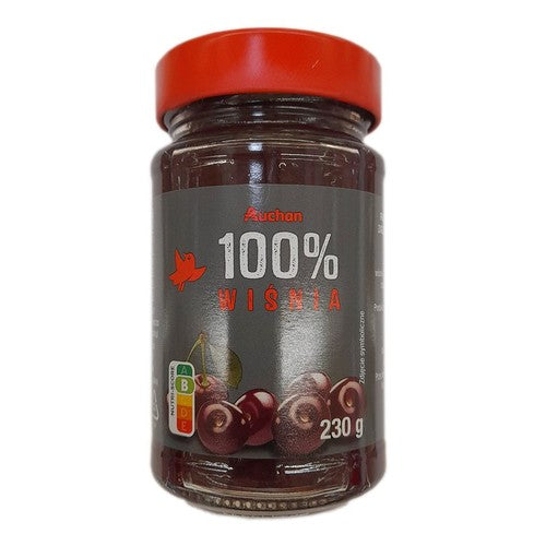 Dżem 100% owoców wiśniowy Auchan 230 g