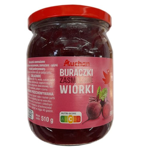 Buraczki zasmażane wiórki Auchan 510 g