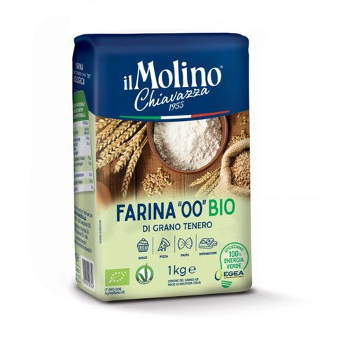 BIO Mąka pszenna do pizzy typ 00 MOLINO CHIAVAZZA 1 kg