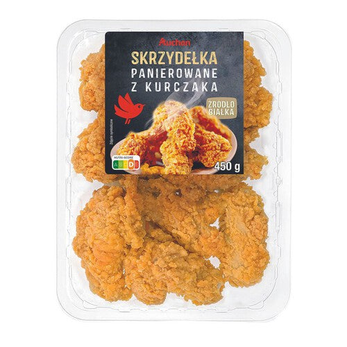 Skrzydełka panierowane z kurczaka Auchan 450 g