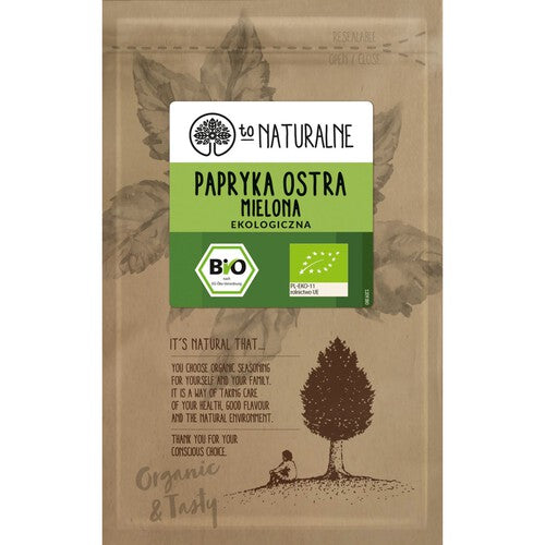 Ekologiczna papryka ostra mielona To Naturalne 15 g