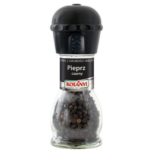 Pieprz czarny ziarnisty w młynku Kotányi 36 g