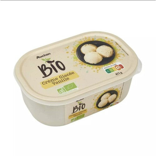 BIO Lody waniliowe Auchan 471 g