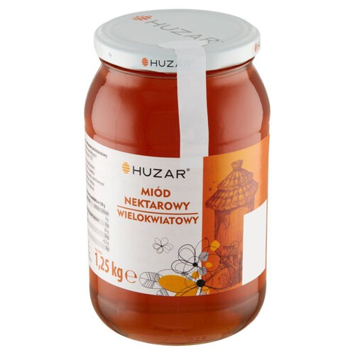 Miód pszczeli nektarowy wielokwiatowy Huzar 1,25 kg