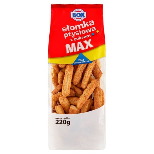 Słomka ptysiowa z cukrem Zakład Cukierniczy BOX 220 g