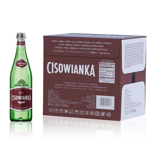 Naturalna woda mineralna mocno gazowana Cisowianka 12 x 700 ml