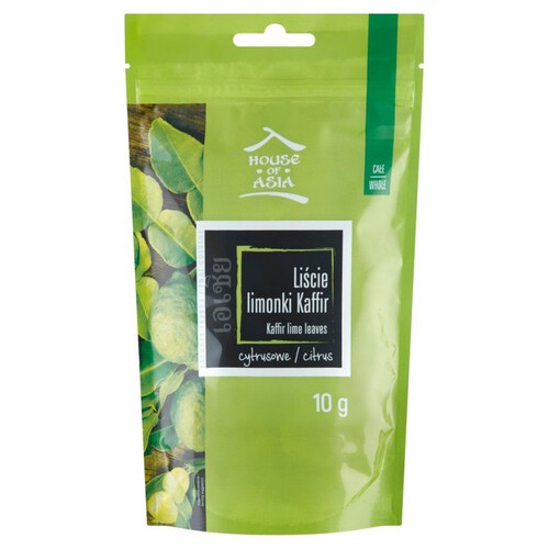 Suszone liście limonki kaffir House of Asia 10 g
