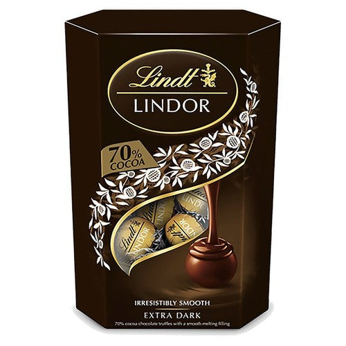 Lindor Praliny ciemna czekolada 70% kakao Lindt 200 g