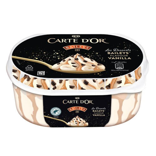 Les Dessetrs lody o smaku Baileys CARTE D'OR 825 ml