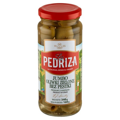 Oliwki jumbo zielone bez pestek La Pedriza 200 g