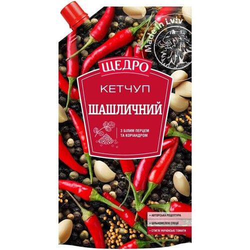 Ketchup do szaszłyków Schedro 250 g