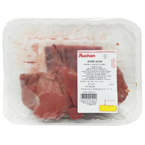 Wątroba wołowa Auchan na wagę ok. 400 g