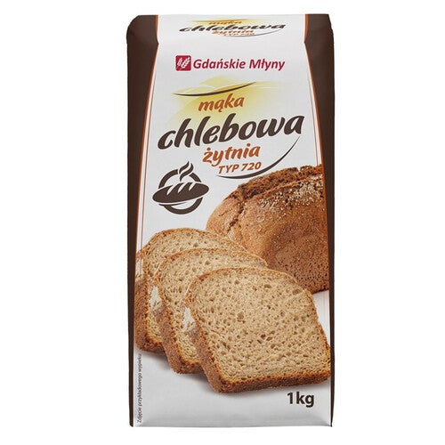 Mąka chlebowa żytnia typ 720 Gdańskie Młyny 1 kg