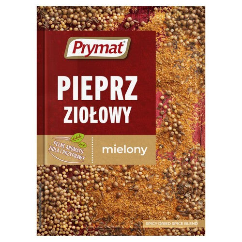 Pieprz ziołowy mielony - mieszanka suszonych przypraw i ziół Prymat 20 g