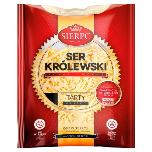 Ser Królewski tarty Sierpc 150 g