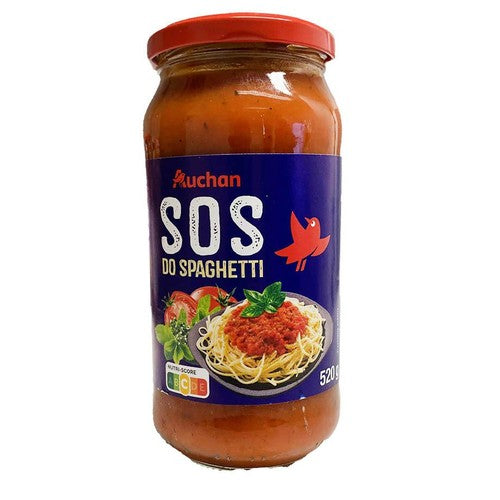 Sos do spaghetti Auchan 520 g