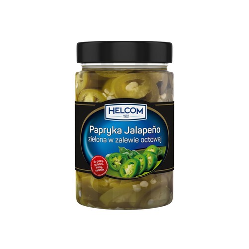 Papryka jalapeno zielona w zalewie octowej Helcom 290 g