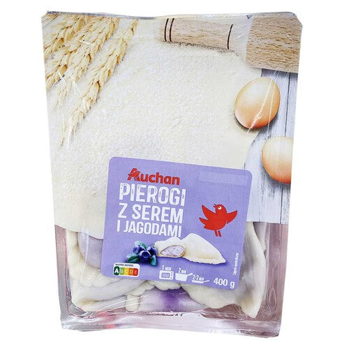 Pierogi z serem i jagodami Auchan 400 g