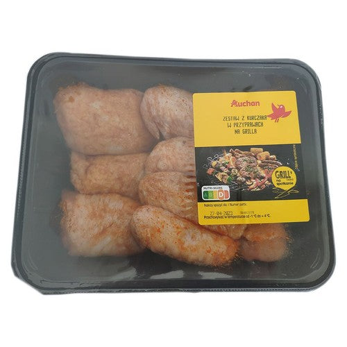 Zestaw z kurczaka w przyprawach na grilla Auchan na wagę ok. 900 g