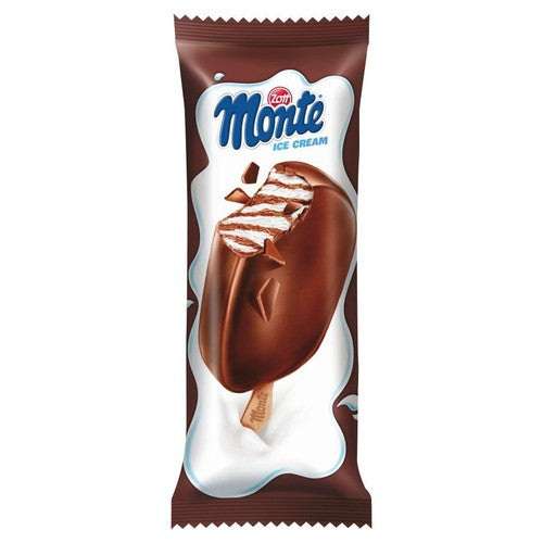 Lody czekoladowo-orzechowe w czekoladzie mlecznej  Monte 110 ml