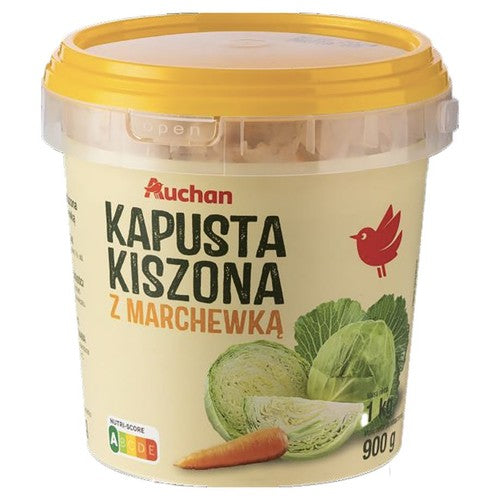 Kapusta kiszona z marchewką Auchan 900 g