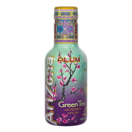Napój herbaciany Gren Tea z miodem i ze śliwką    Arizona 450 ml