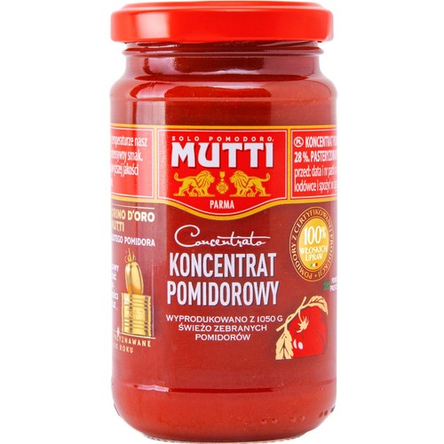Koncentrat pomidorowy 28 %  Mutti 200 g