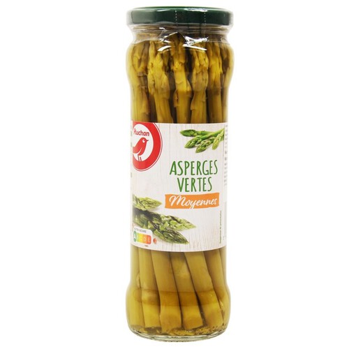 Szparagi zielone Auchan 340/180 g